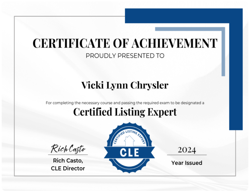 Certified Listing Expert